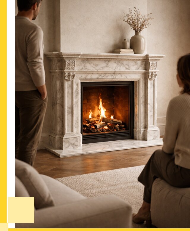 Мраморные камины под ключ в Аксае от 253925 р. | ЭриданАкс