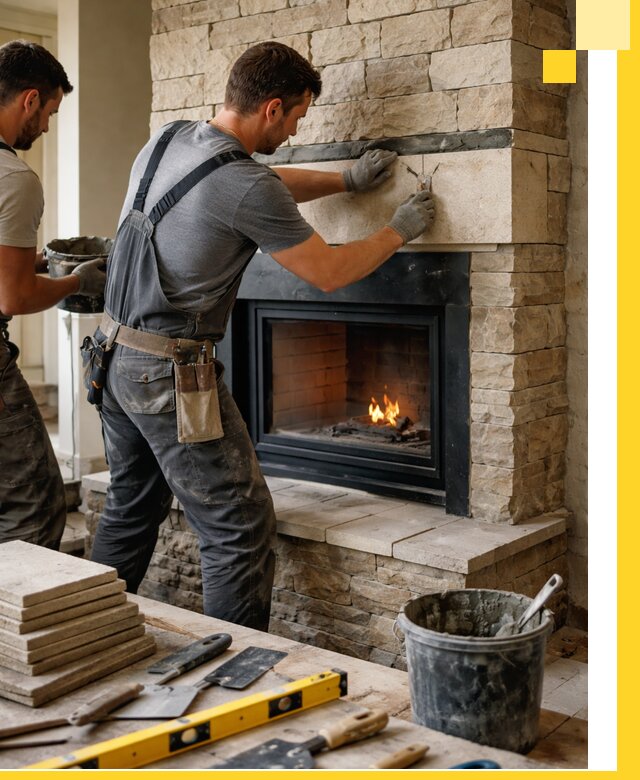 Проектирование и установка открытых каминов в Аксае