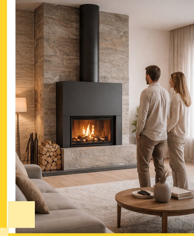 Закрытые камины под ключ в Аксае от 121884 р., ЭриданАкс