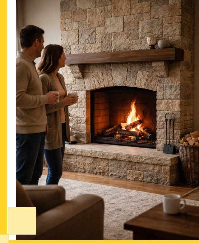 Каменные камины на заказ в Аксае от 182826 р. | ЭриданАкс