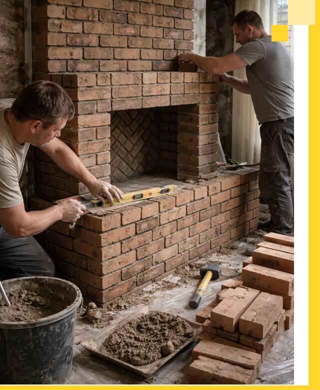 Изготовление и установка кирпичных каминов в Аксае