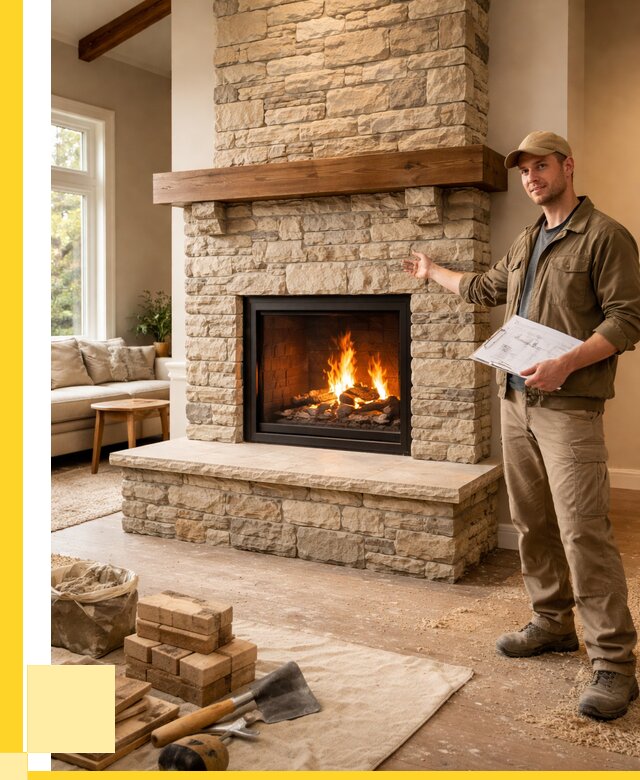 Камины под ключ в Аксае от 182826 р. | ЭриданАкс — установка