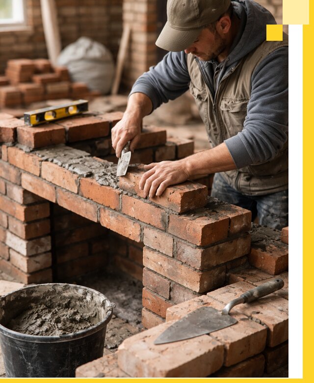 Кладка каминов под ключ в Аксае профессиональная отделка и монтаж