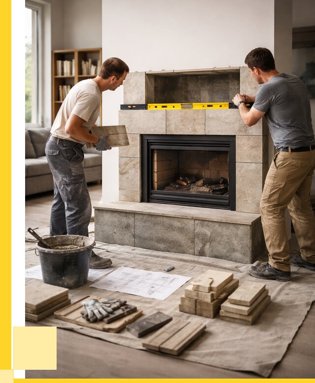 Монтаж каминов и установка в Аксае от 45707 р. | ЭриданАкс