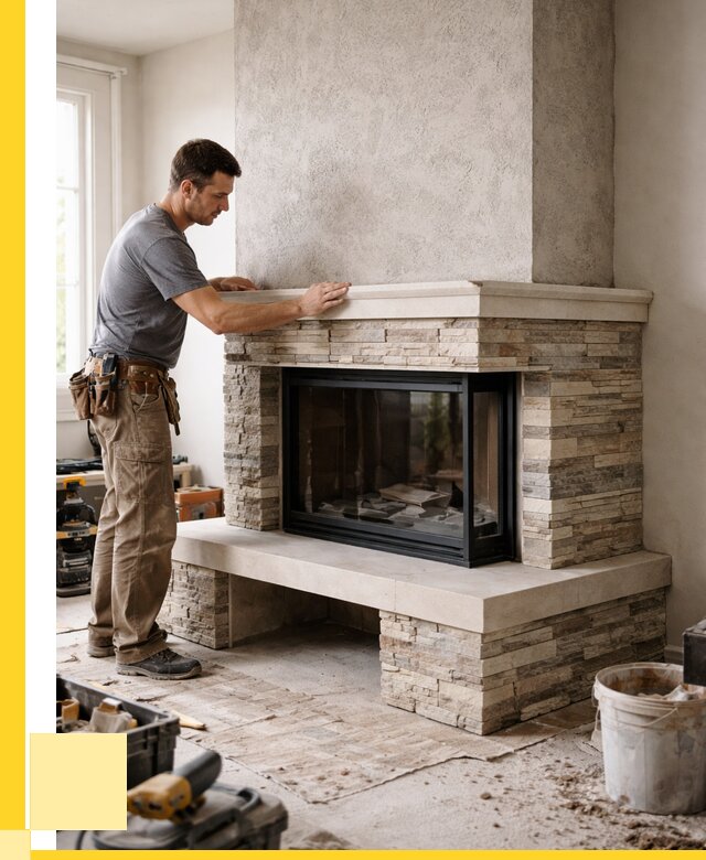 Изготовление каминов под ключ в Аксае от 152355 р. | ЭриданАкс