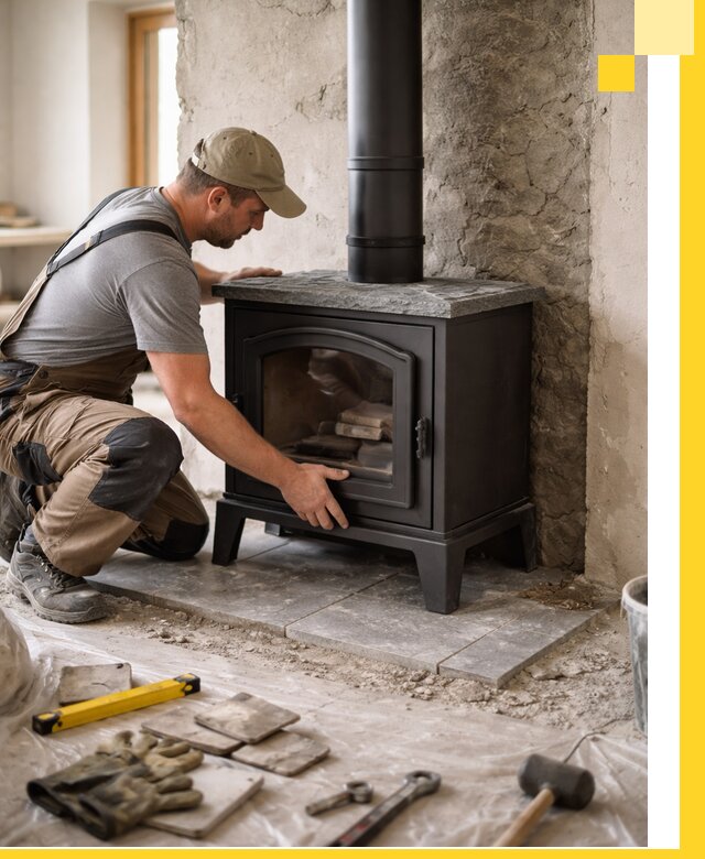 Профессиональный монтаж печей и каминов в Аксае под ключ