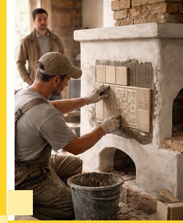 Отделка печей и банных печей в Аксае от 35550 р. | ЭриданАкс