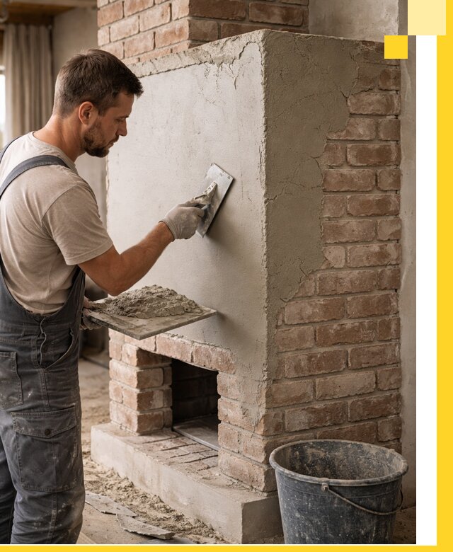 Отделка печей и облицовка каминов в Аксае под ключ