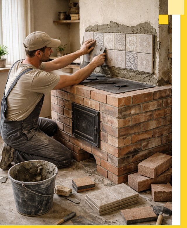 Печи с плитой на заказ монтаж гарантия и сервис в Аксае