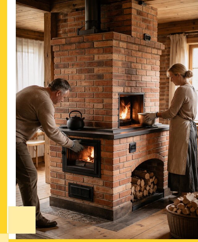 Печи для загородного дома под ключ в Аксае от 81256 р. | ЭриданАкс