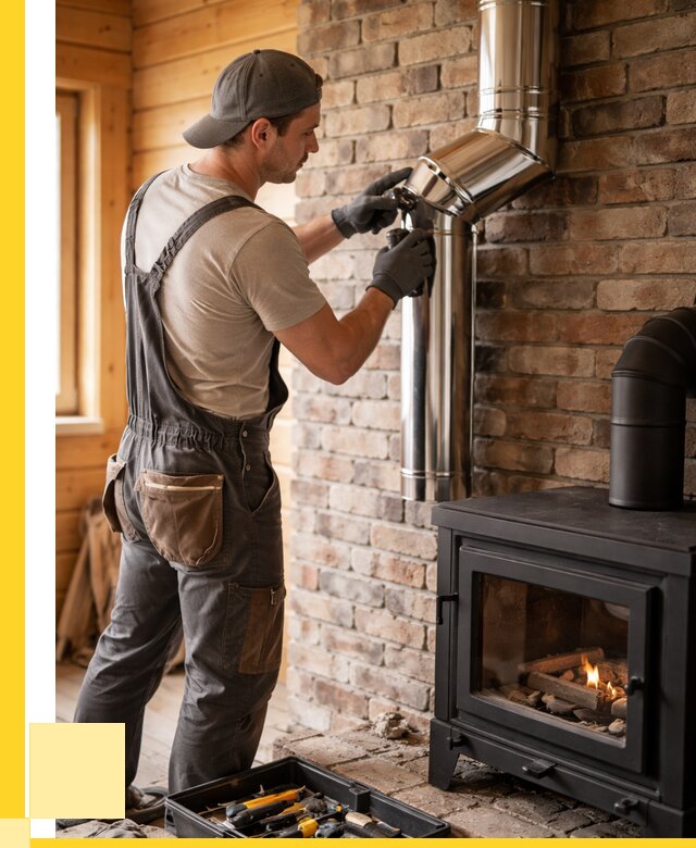 Монтаж дымоходов для печей в Аксае от 7618 р. | ЭриданАкс