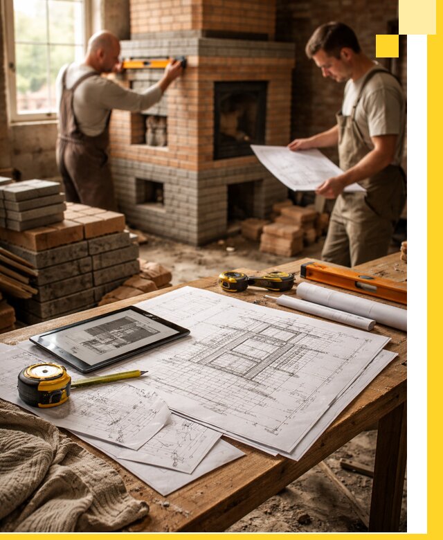 Проекты печей и каминов с индивидуальным дизайном в Аксае