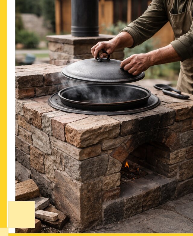 Печи для казана в Аксае по цене от 18283 р. | ЭриданАкс