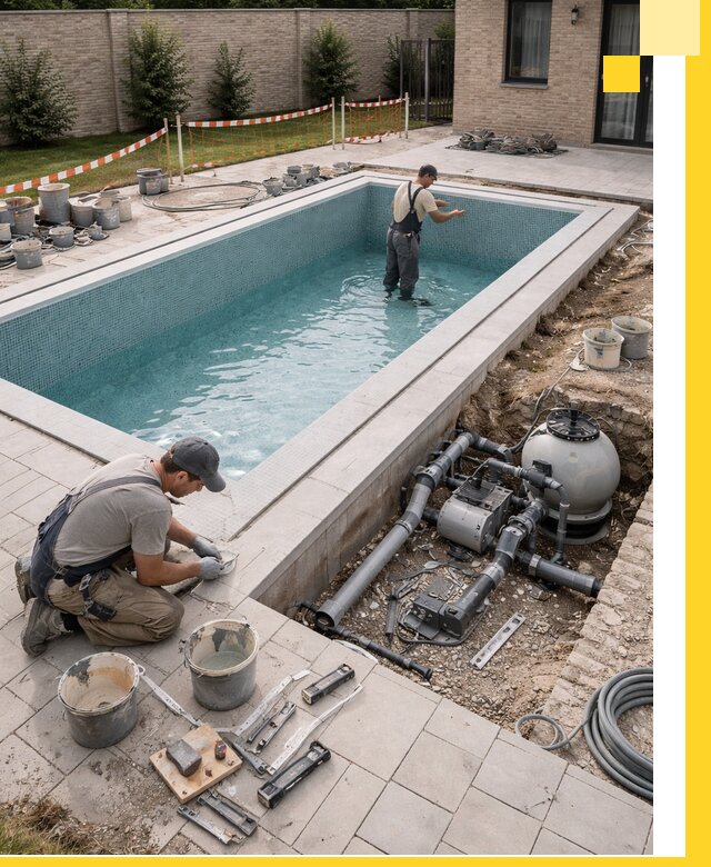 Строительство бассейнов под ключ в Аксае: проекты и монтаж