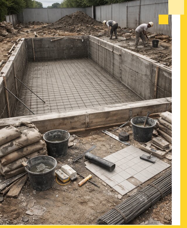 Строительство бассейнов под ключ в Аксае, дизайн и монтаж