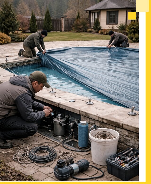 Консервация бассейнов в Аксае: подготовка к длительному хранению