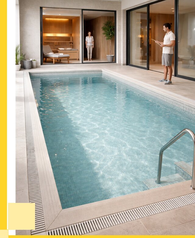 Отделка бассейна пленкой ПВХ в Аксае от 3555 р. - ЭриданАкс