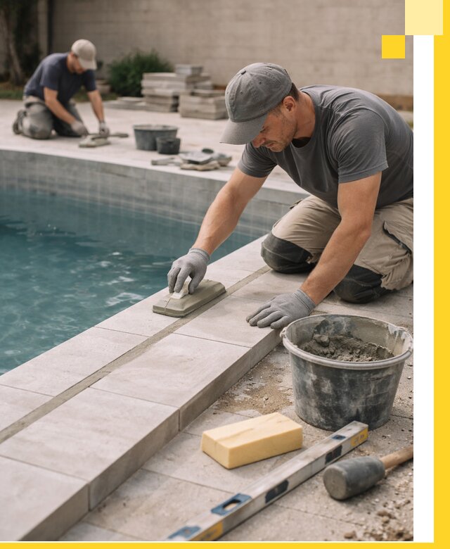 Отделка бассейнов в Аксае: декоративная отделка и гидроизоляция