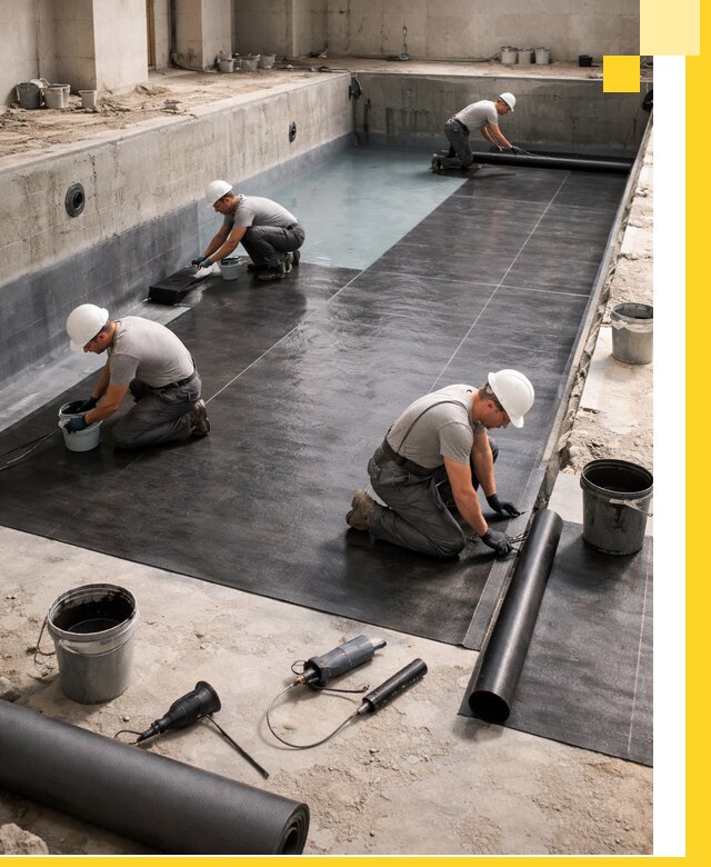 Профессиональная гидроизоляция бассейнов и чаш в Аксае под ключ