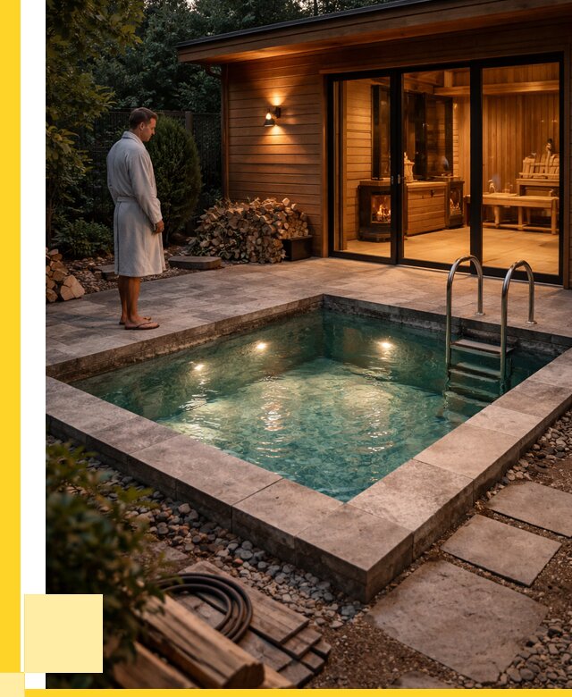 Бани с бассейном под ключ в Аксае от 96492 р. | ЭриданАкс