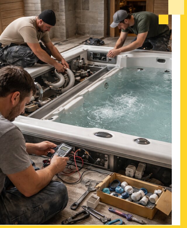 Гидромассажные бассейны под ключ в Аксае, дизайн и монтаж