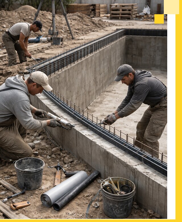 Качественный монтаж чаши бассейна в Аксае под ключ с гарантией