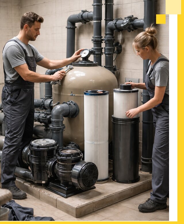 Фильтры и системы фильтрации для бассейнов в Аксае