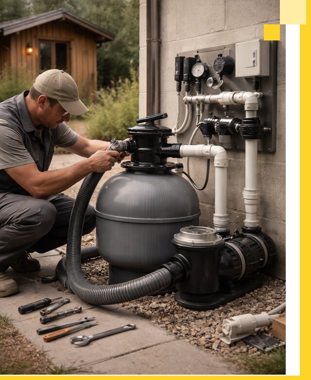 Продажа и монтаж фильтров и насосов для бассейнов в Аксае