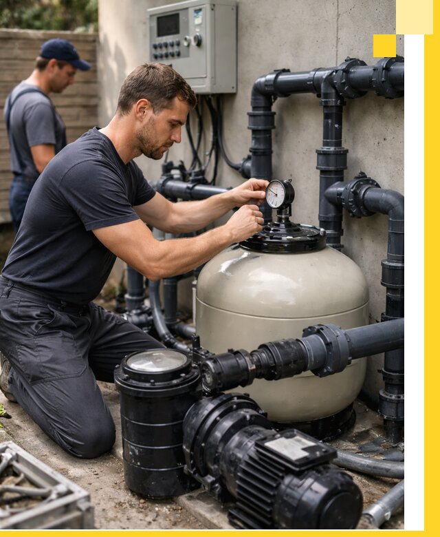 Поставка и монтаж фильтровального оборудования для бассейнов в Аксае