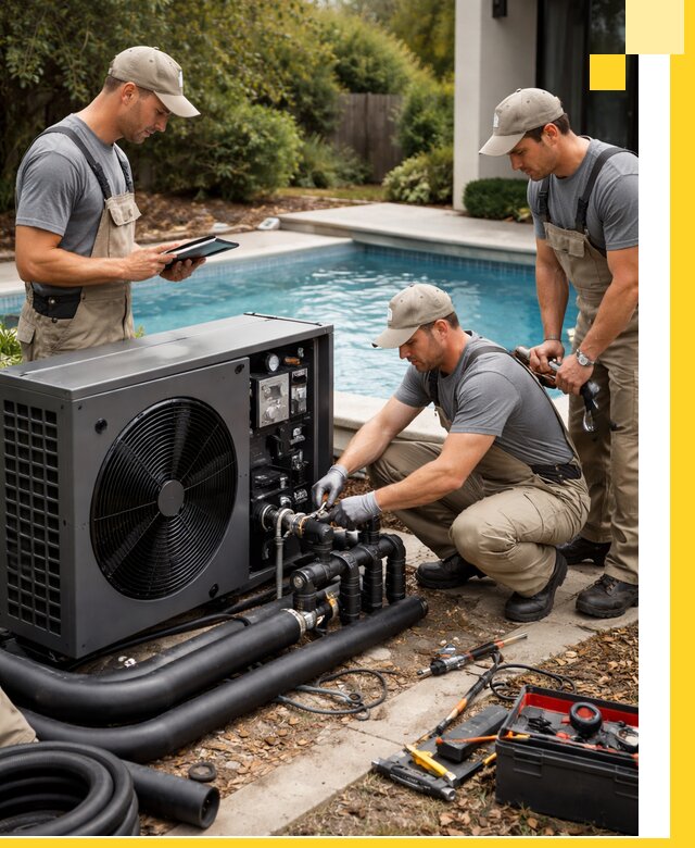 Проектирование и установка тепловых насосов для бассейнов в Аксае