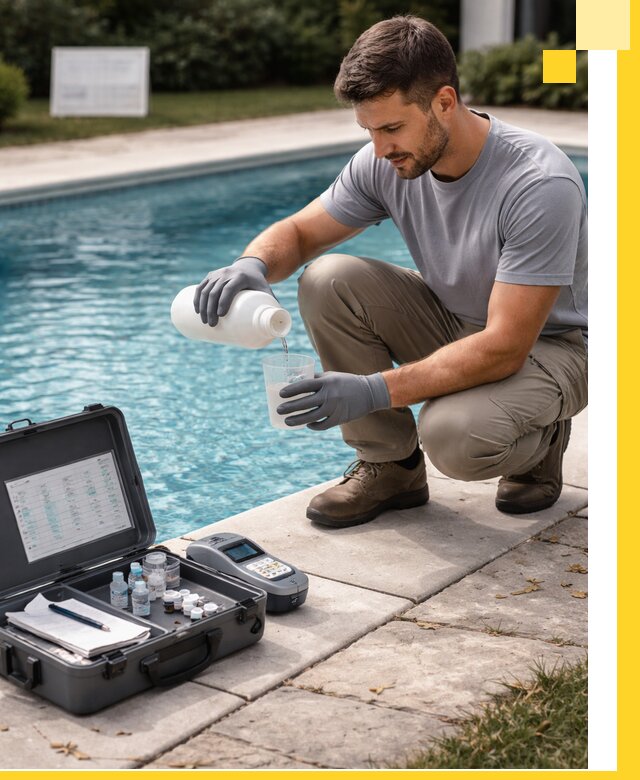 Профессиональная дезинфекция воды в бассейне в Аксае