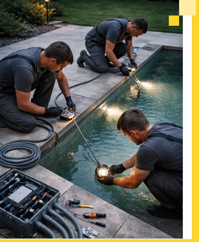 Профессиональное освещение бассейнов в Аксае: дизайн и монтаж