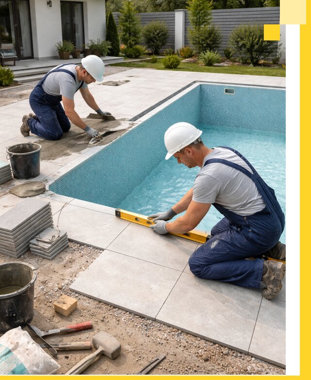 Строительство и монтаж плавательных бассейнов под ключ в Аксае