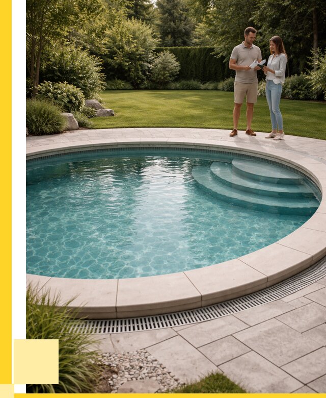 Круглые каркасные бассейны купить в Аксае от 253925 р. | ЭриданАкс