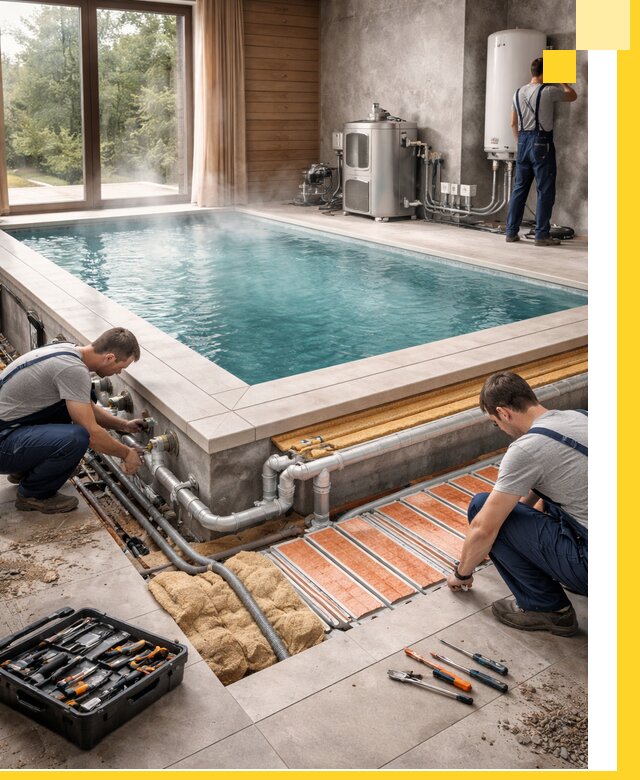 Проектирование и строительство тёплых бассейнов в Аксае