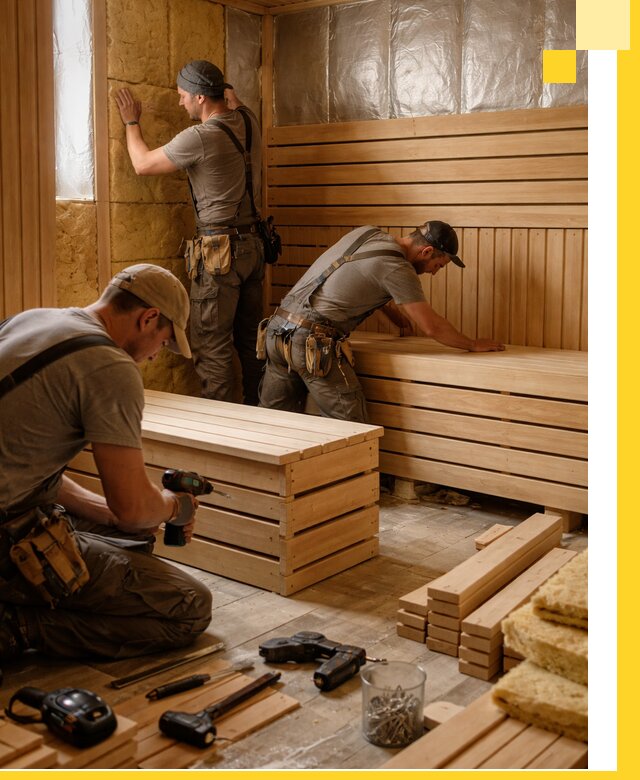 Профессиональное строительство саун под ключ в Аксае