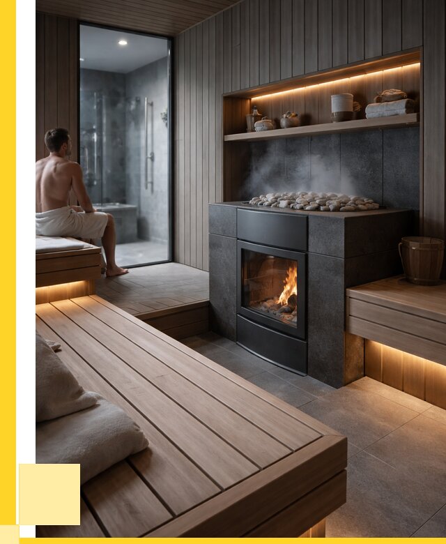 Проект сауны в частном доме в Аксае от 35550 р. | ЭриданАкс