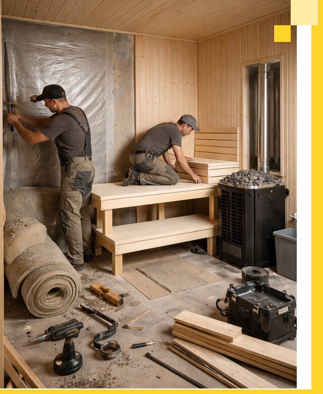 Проекты саун под ключ в Аксае дизайн и строительство