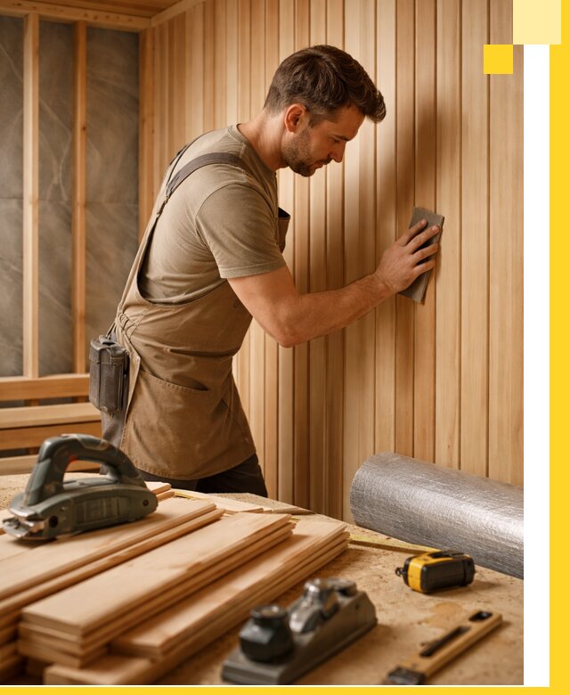 Профессиональная отделка саун и парных под ключ в Аксае