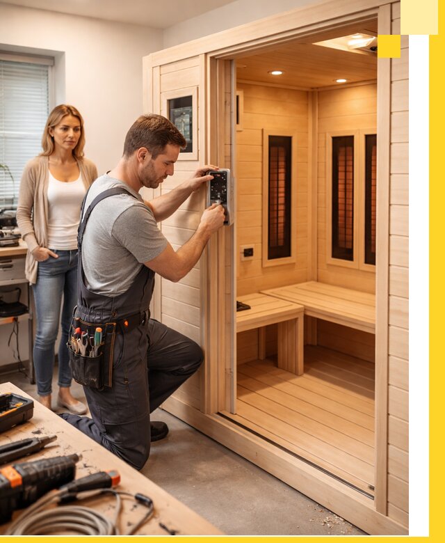 Инфракрасные сауны под ключ в Аксае продажа и установка