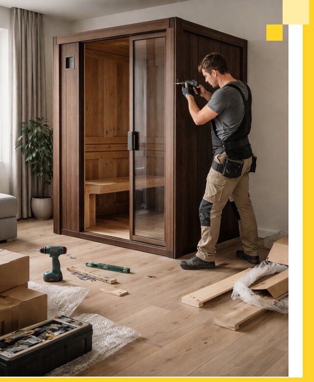 Установка и производство мини саун под ключ в Аксае