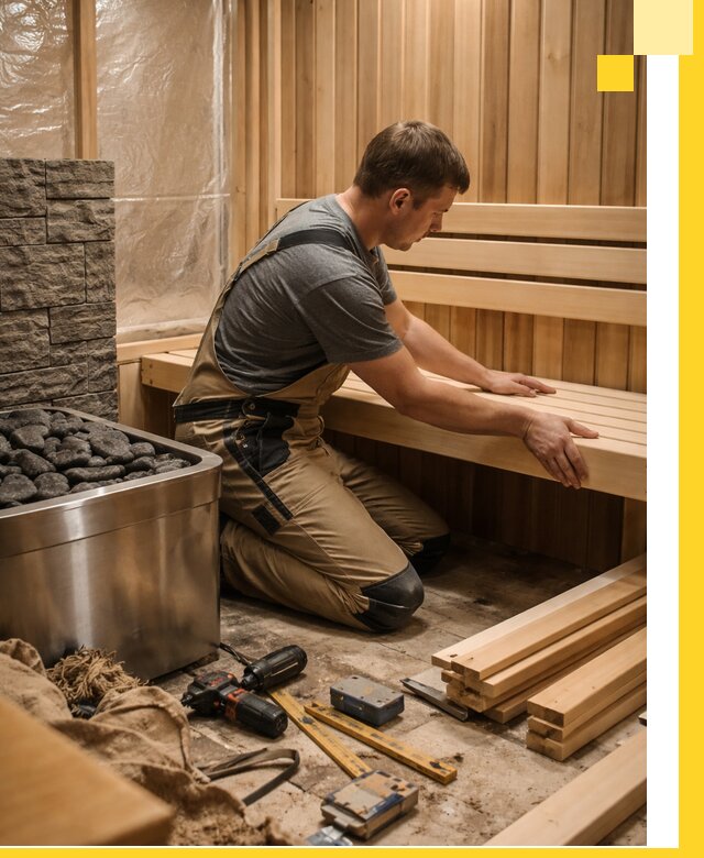 Сауны для дома под ключ с проектированием и монтажом в Аксае