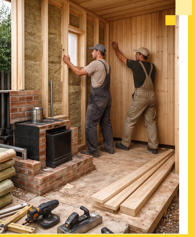 Строительство и установка дачных саун под ключ в Аксае