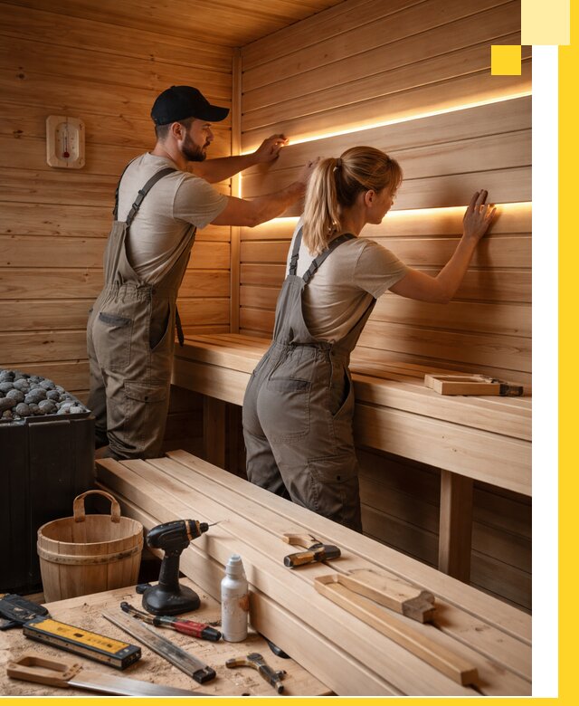 Дизайн саун и бань под ключ с индивидуальным проектом в Аксае