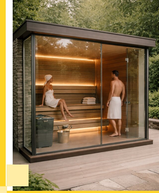 Сауна стеклянная и двери для сауны в Аксае от 253925 р. | ЭриданАкс