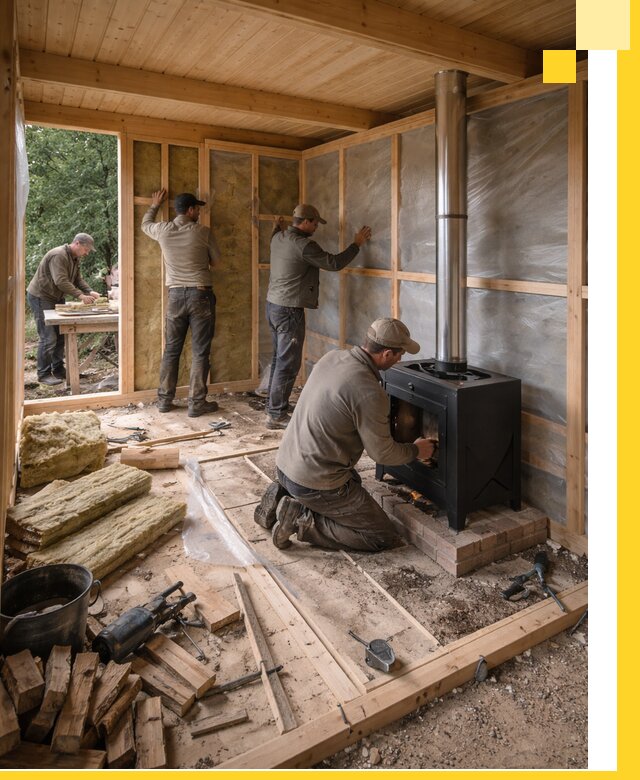 Профессиональный монтаж бань под ключ в Аксае для дома