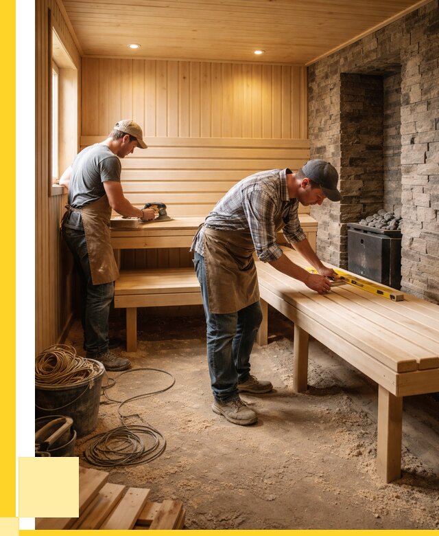 Отделка бани в Аксае: внутренняя отделка от 3047 р. | ЭриданАкс