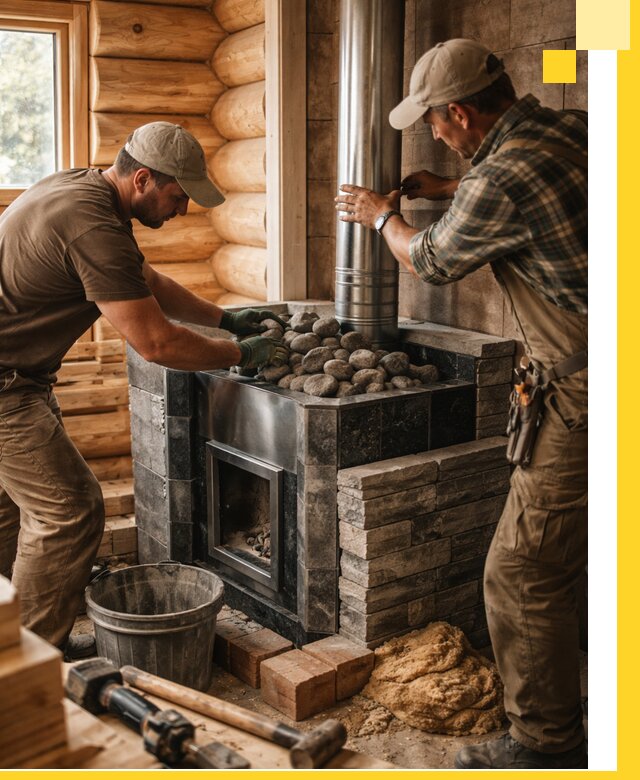 Строительство и отделка русских бань под ключ в Аксае