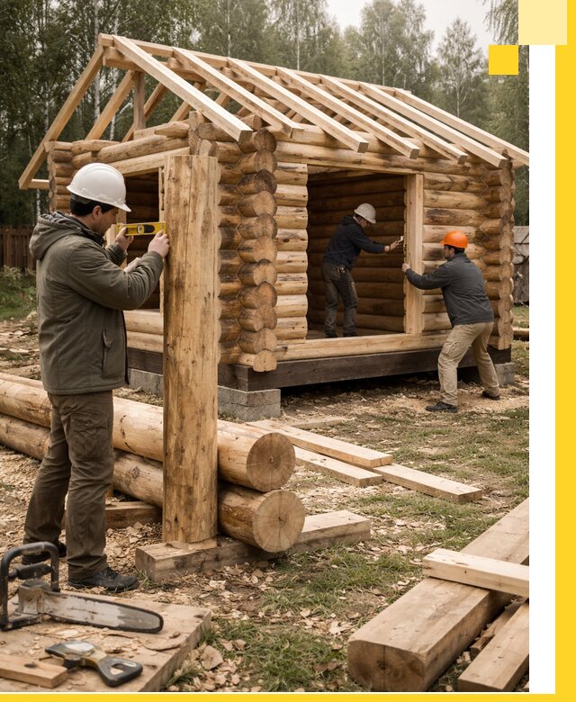 Строительство бань для дачи под ключ в Аксае с доставкой и монтажом