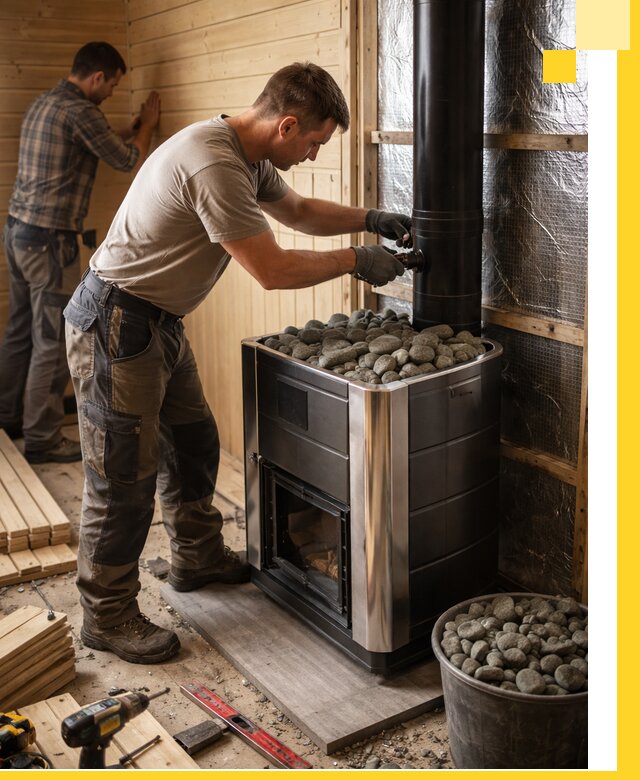 Проектирование и строительство парилок для бани в Аксае под ключ